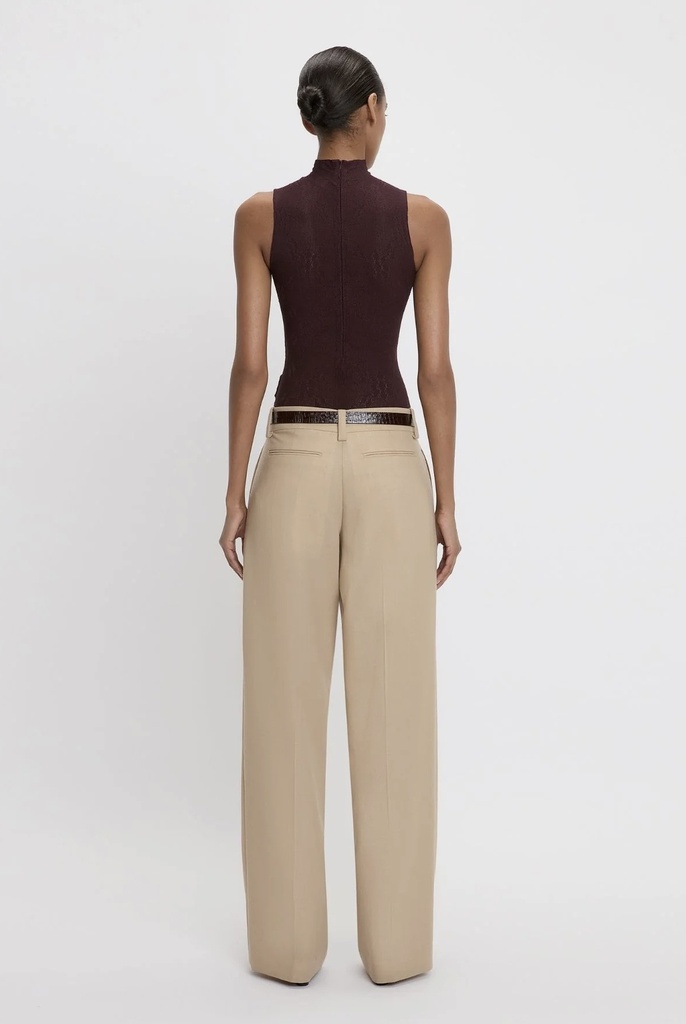 Low Rise Seam-Detail Trouser