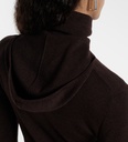 Piping Detail Hooded Top