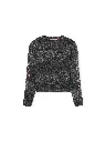OFF STAMP CLEAR RIB CARDIGAN DARK GREY