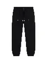 Stencil Arrow Cuffed Sweatpant Black - Cloudy