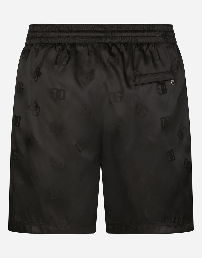 Black DG Logo Swim Shorts