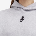 Anchor Logo Cropped Hoodie