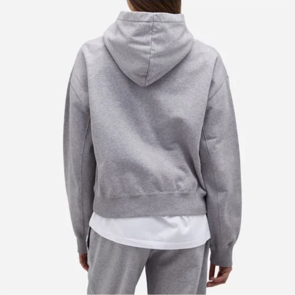 Anchor Logo Cropped Hoodie