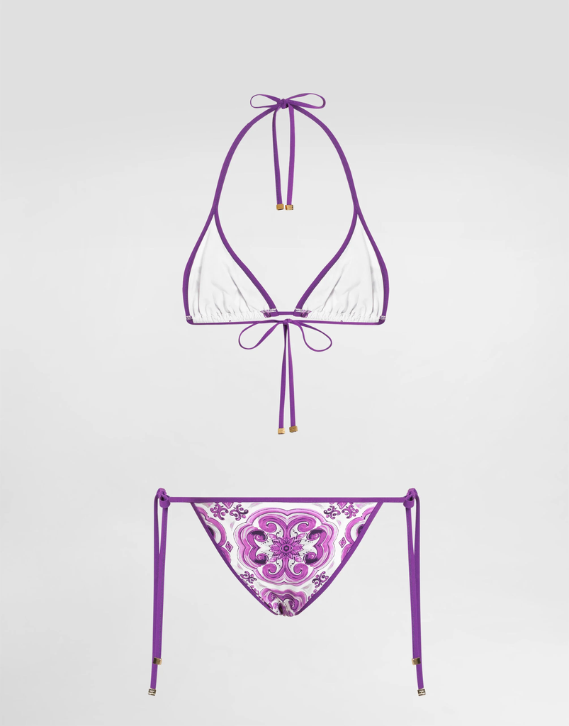 Maiolica Print Bikini 