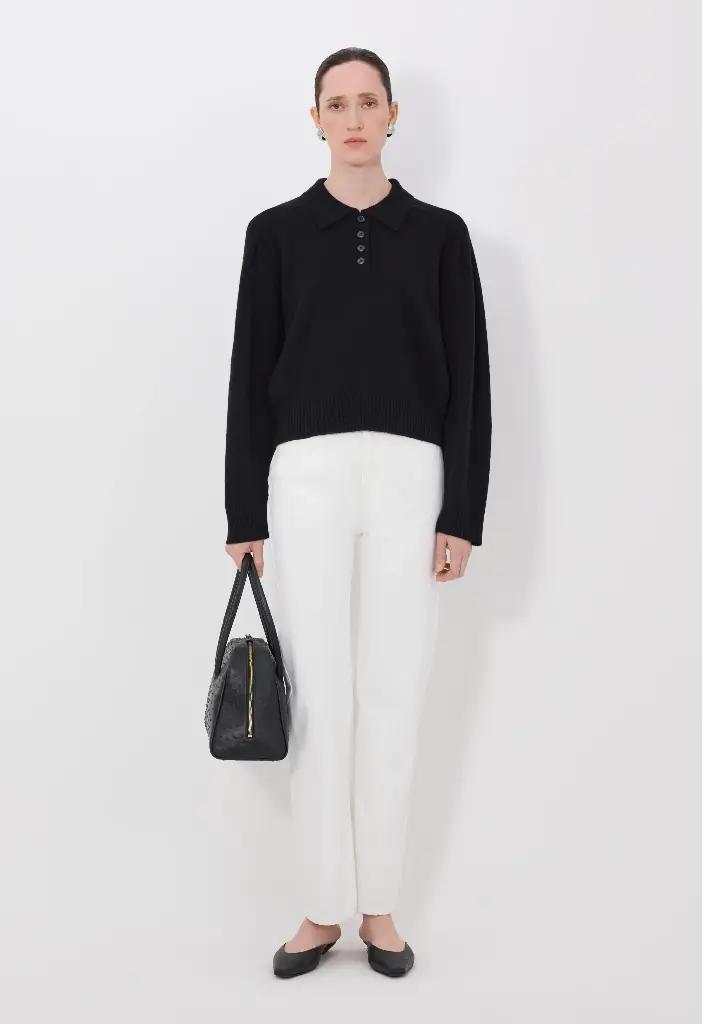 Homere LDS Polo Collar Sweater 