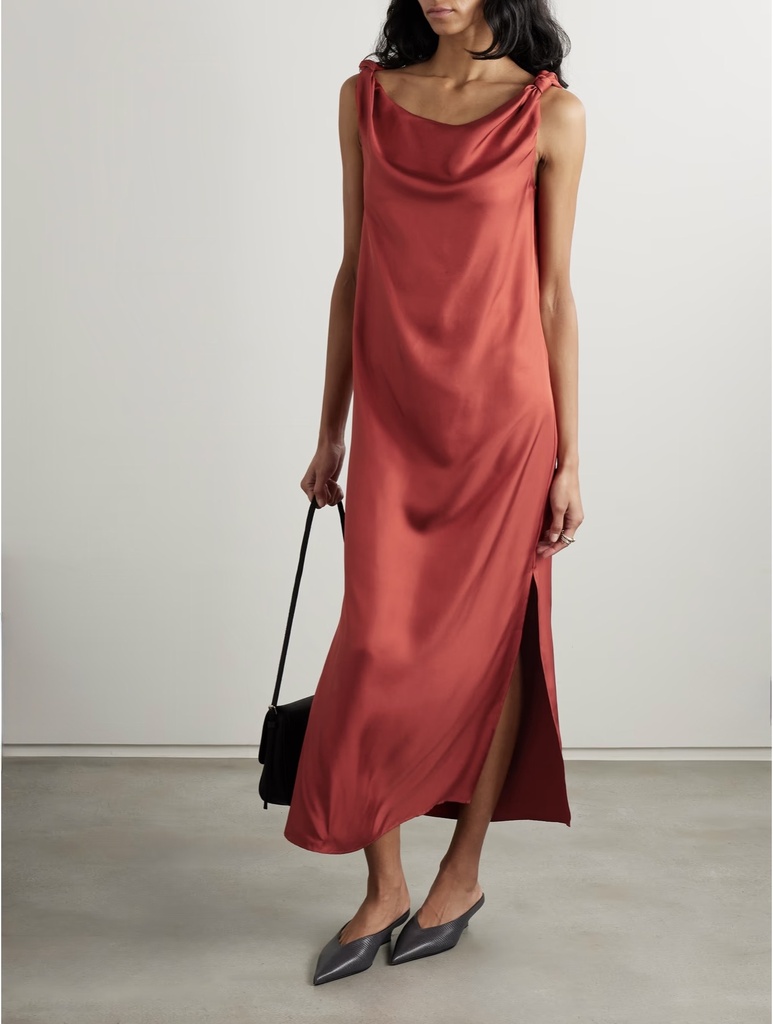 Tomato Long Dress Moun