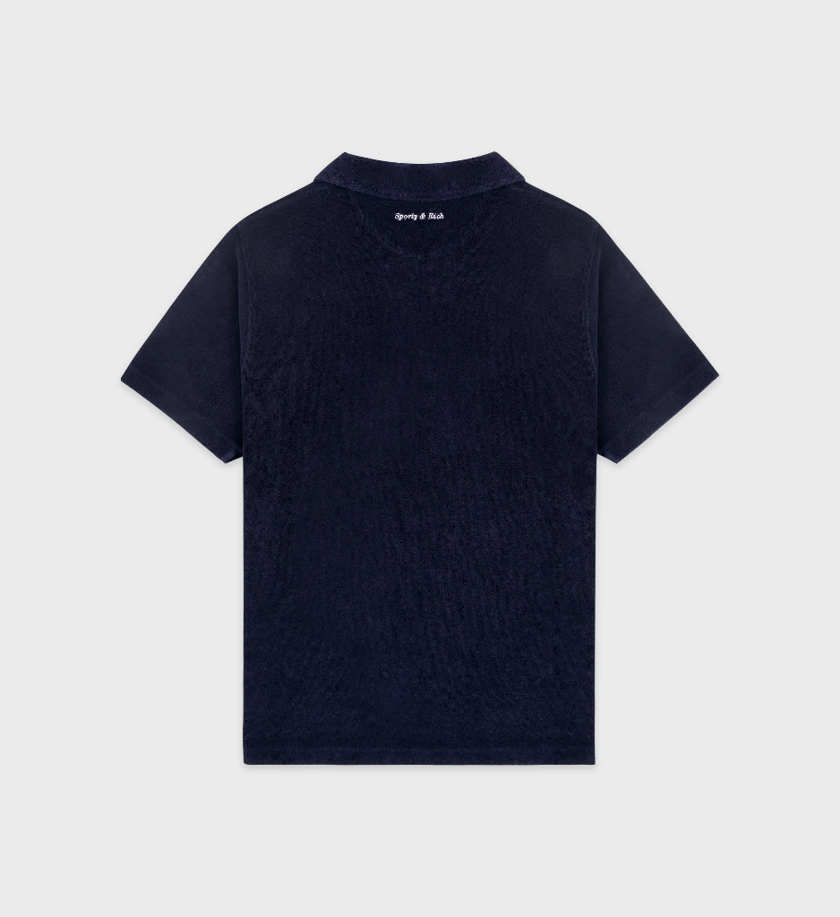 Eden Script Terry Polo Dark Navy