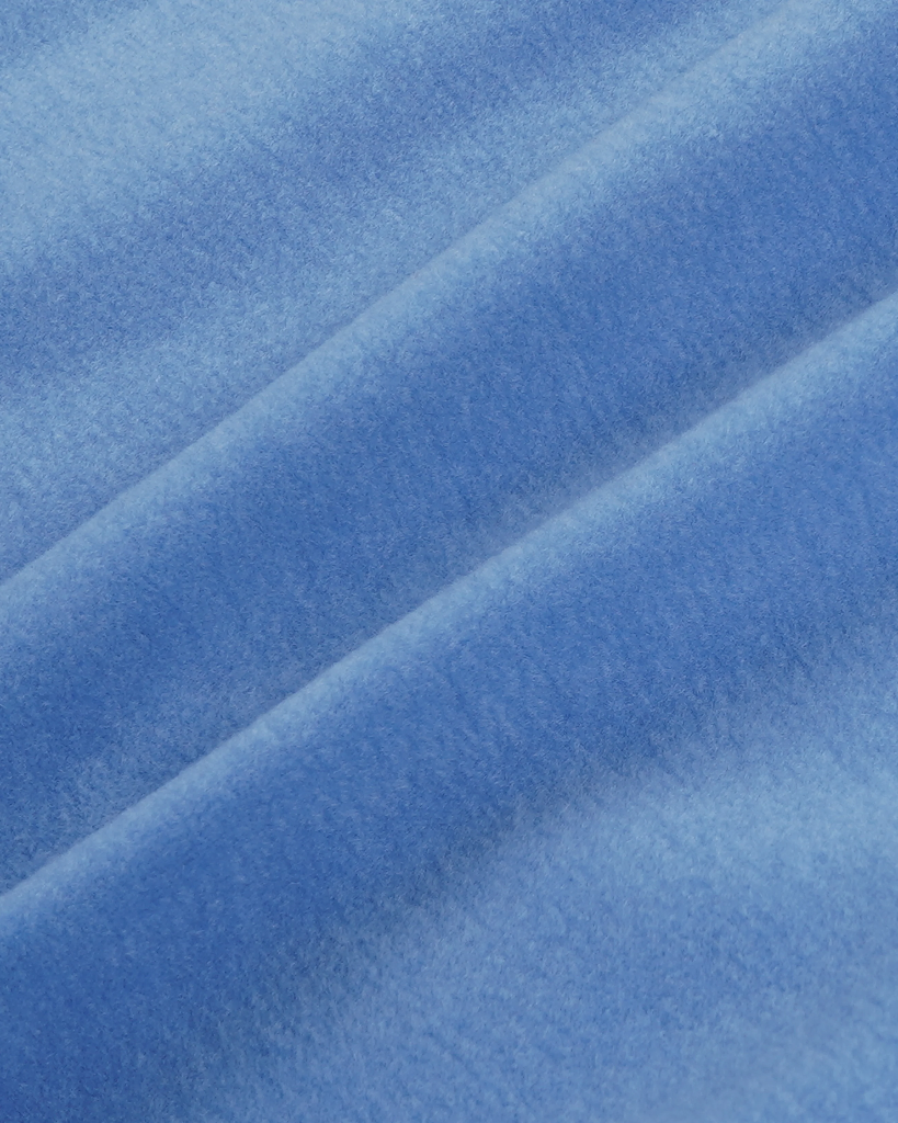 Serif Logo Buttoned Polar Sweatshirt