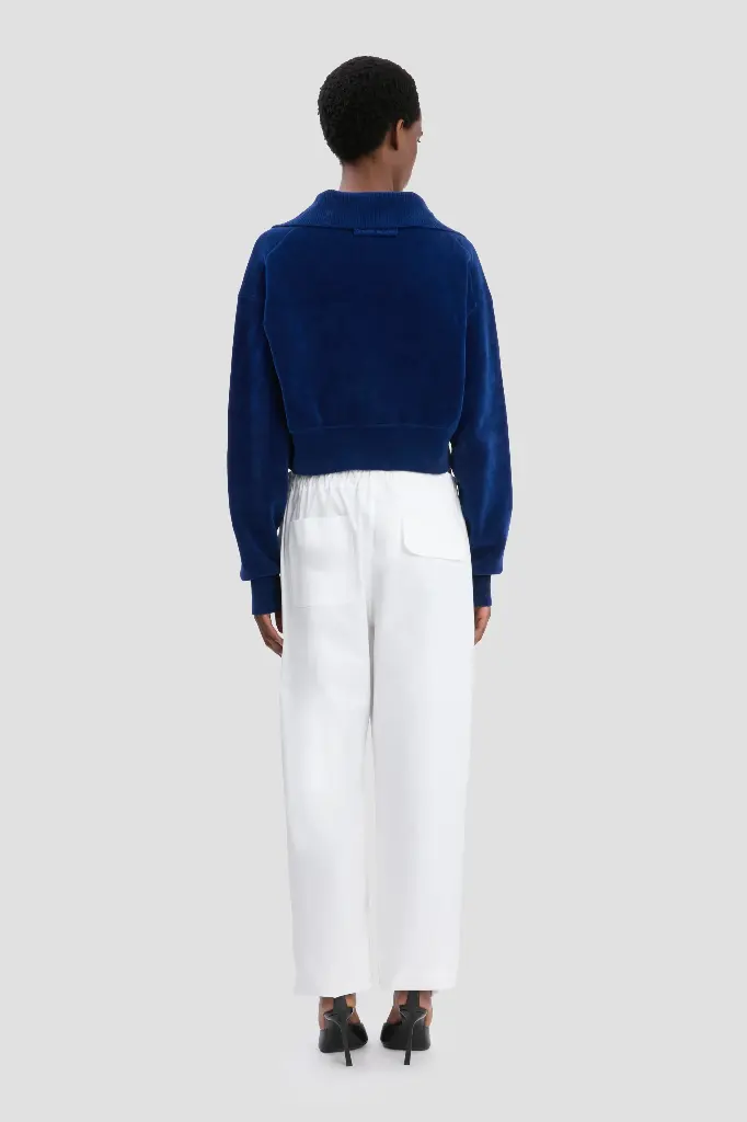 Collared Cropped Jumper