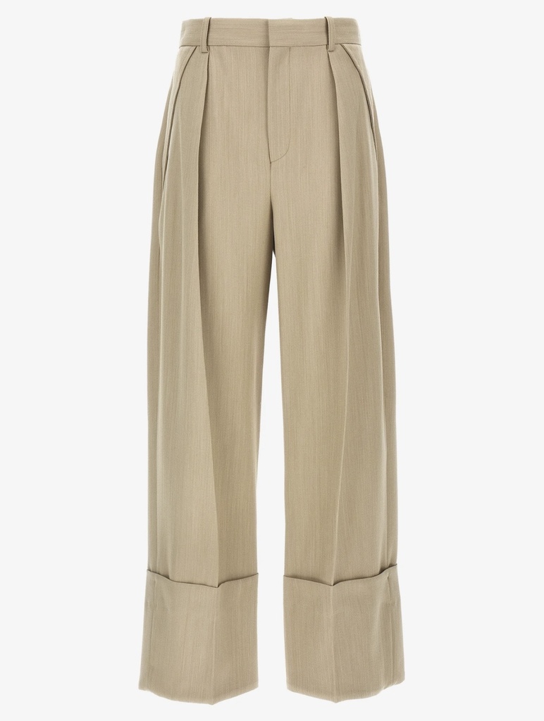 Alina High Waisted Trouser Turn-Up