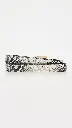 Nicola Belt - Black And White Snake 