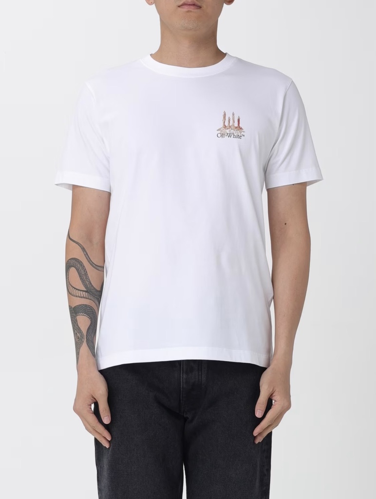 Building Arrow Slim S/S Tee White - Black