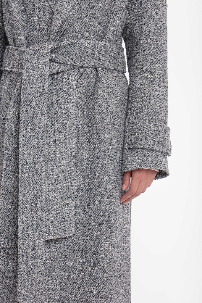Boucle Tweed Iceberg Trenchcoat