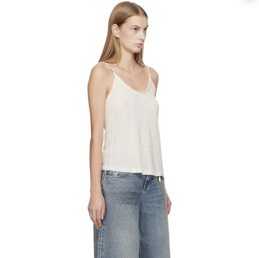 Pearl Embroidery Top