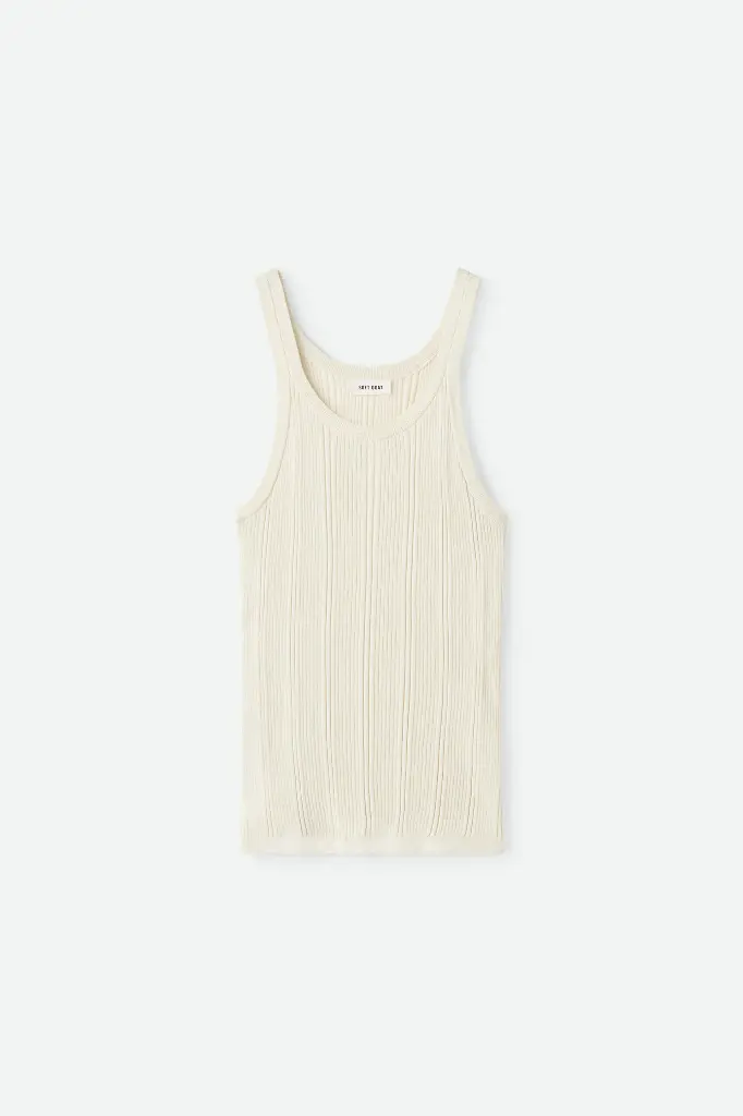 Fine Knit Rib Singlet 