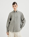 Linen Shirt With Monili