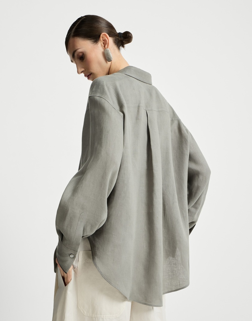 Linen Shirt With Monili