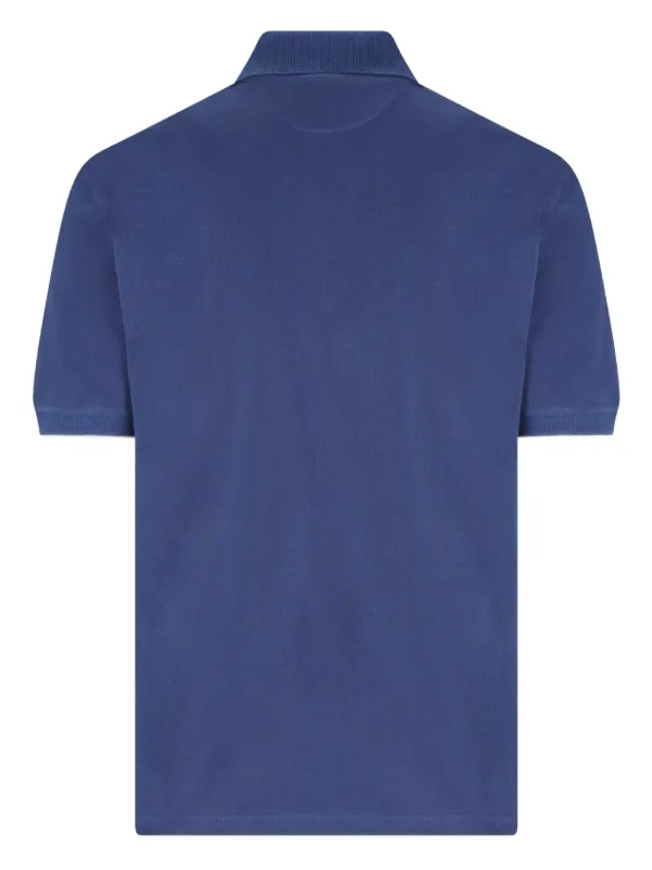 Cotton Piqué Polo Shirt With Logo