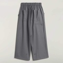 Y-3 Pinstripe Refined Wool Wide Leg Pants