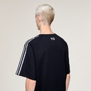 Y-3 Raw Edge 3-Stripes Short Sleeve Tee