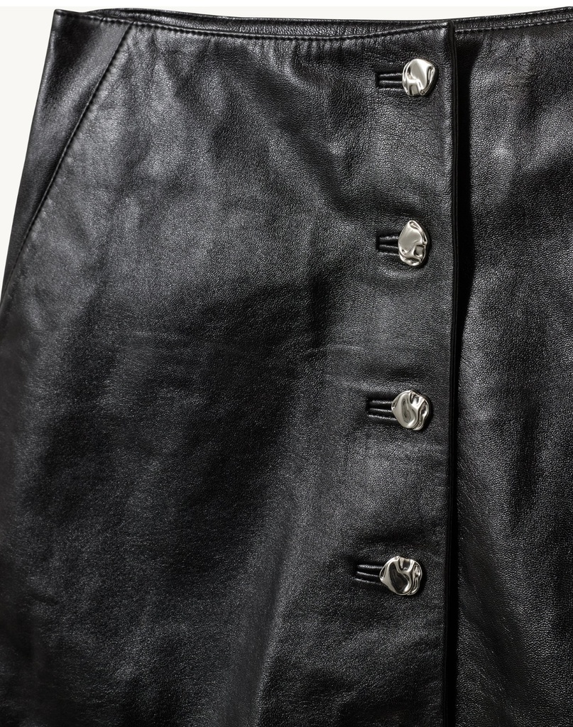Soho Mini Button Skirt