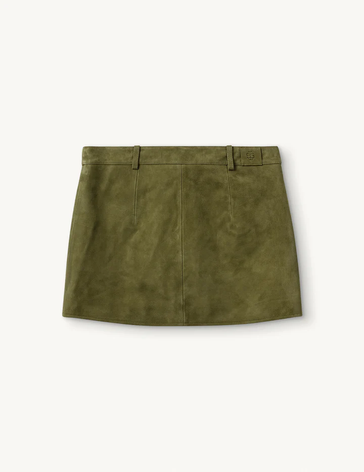 Suede Mini Skirt