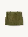Suede Mini Skirt