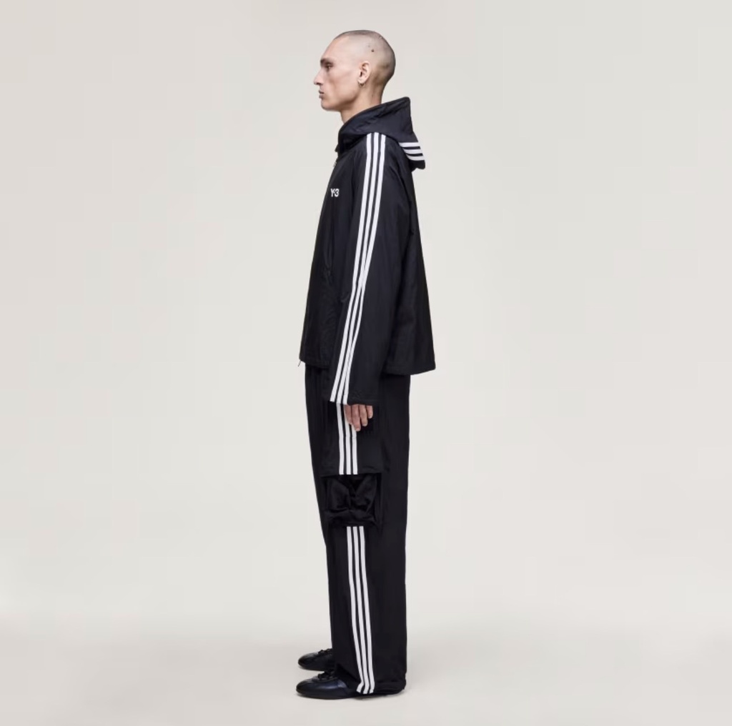 Y-3 Nylon Wired 3 Stripes Top