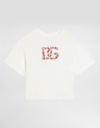 Jersey T-Shirt With DG Logo Print