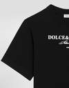 Short Sleeved Jersey T-Shirt With Dolce&Gabbana Print
