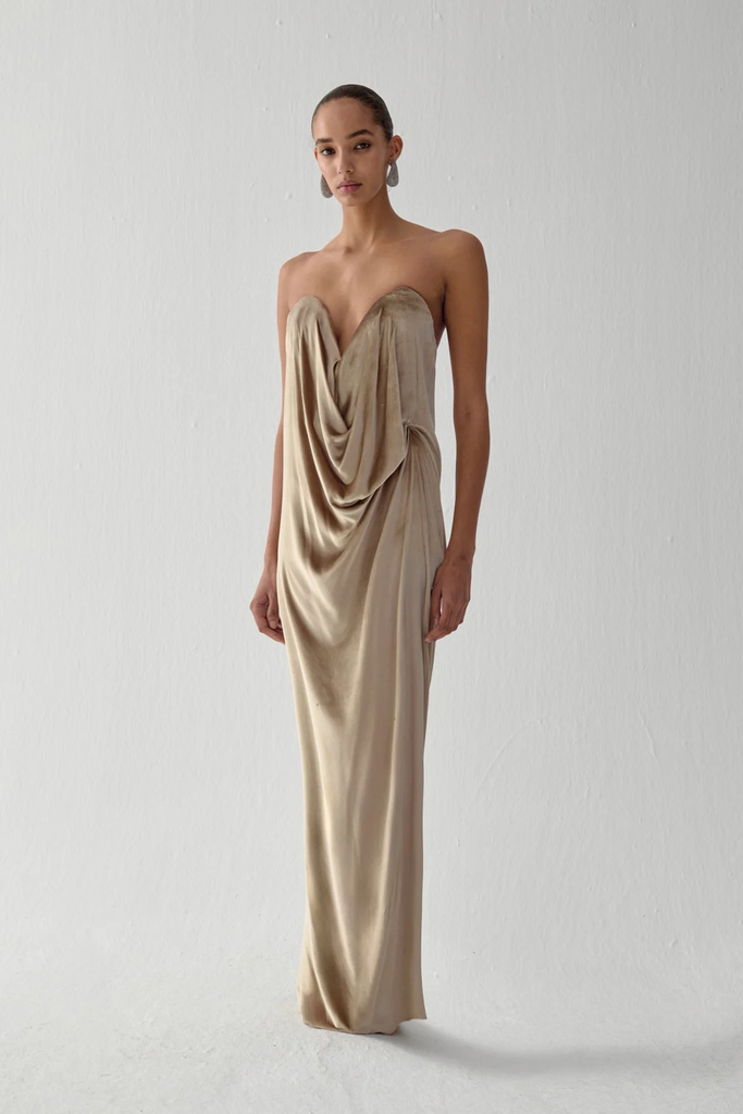 Rodini Strapless in Raw 