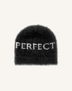 Mohair Blend Logo Beanie
