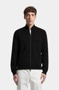 Peserico Men's Full-Zip Knit Sweater with Stand Collar and Chest Pockets