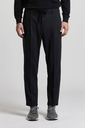 Peserico Men's Relaxed Fit Trousers with Drawstring Waist and Front Pleats