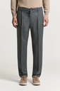 Jogger Trousers in Pure Wool Carded Gabardine