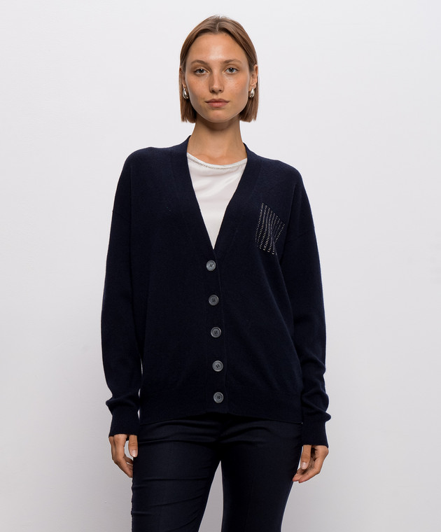 Wool, Silk, Cashmere Cardigan