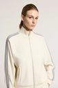 Cotton Brushed Sweatshirt with Zip