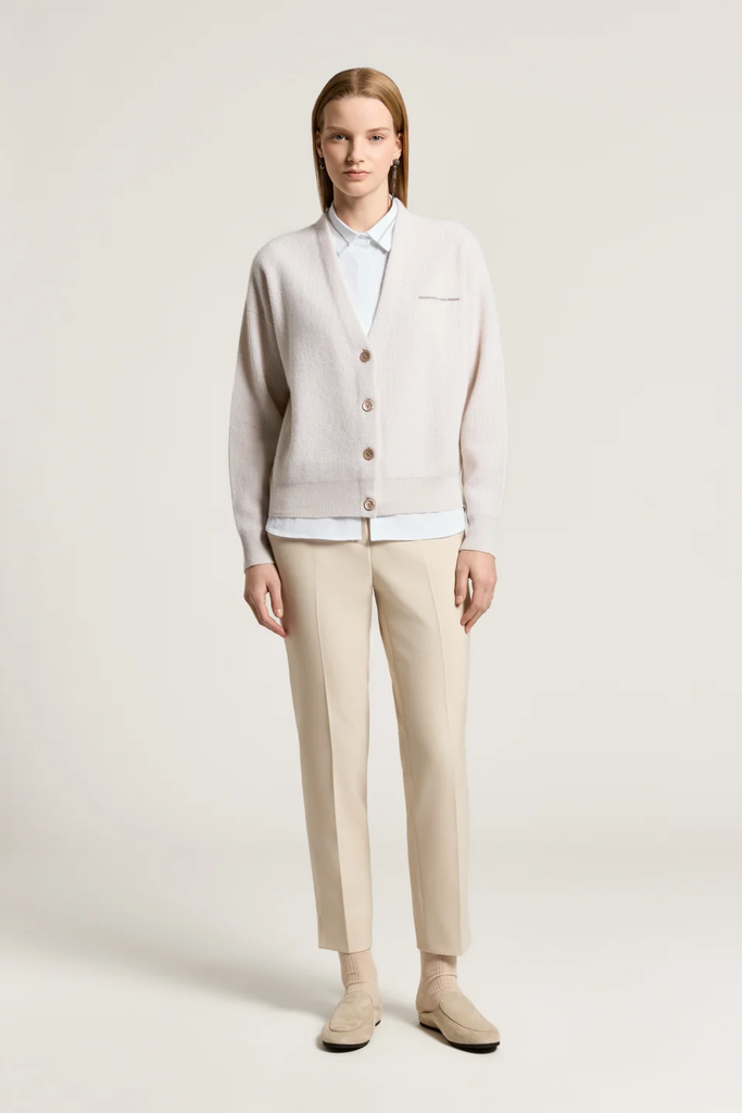 Cigarette Trousers in Compact Technical Canvas