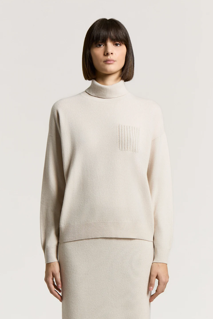 Sweater in Virgin Wool, Silk and Cashmere