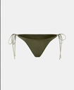 String Tie Swim Bottom In Khaki