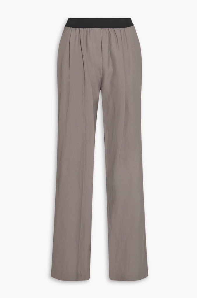 Takaroa Wide-Leg Twill Pants