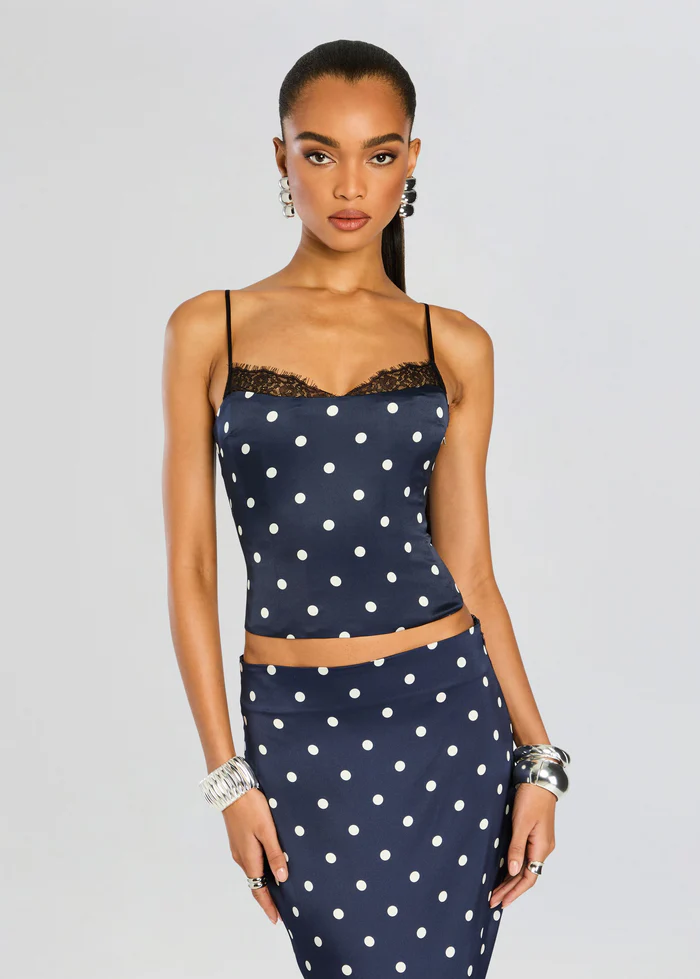 Brookelynn Silk Corset Top