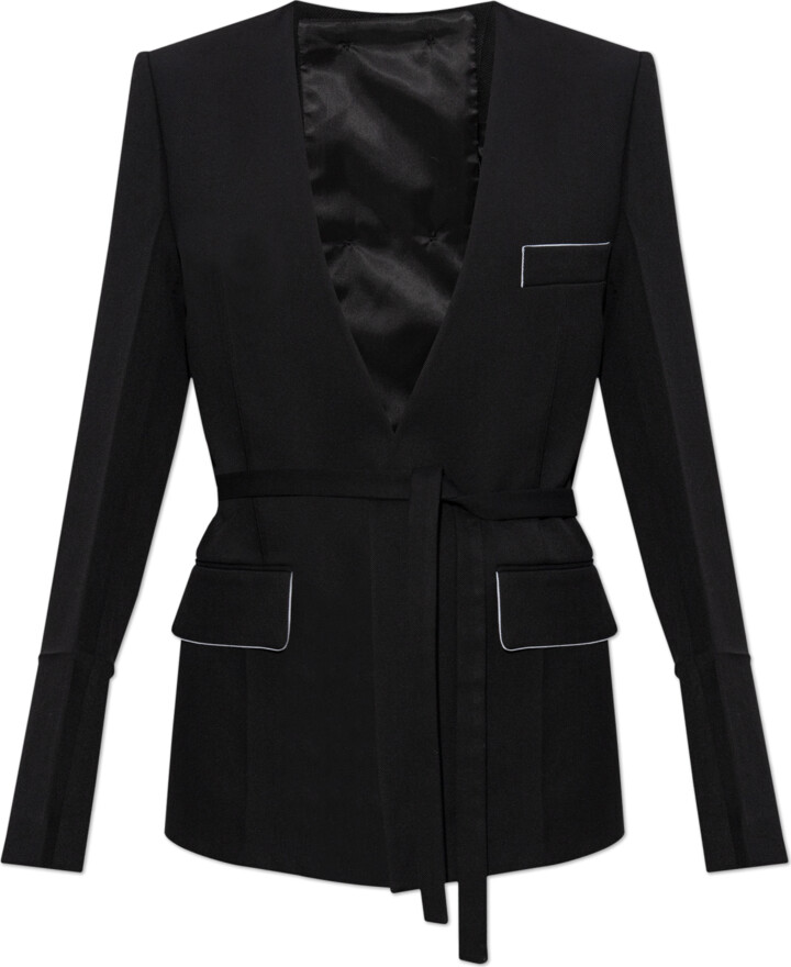 Tie-Waist Blazer