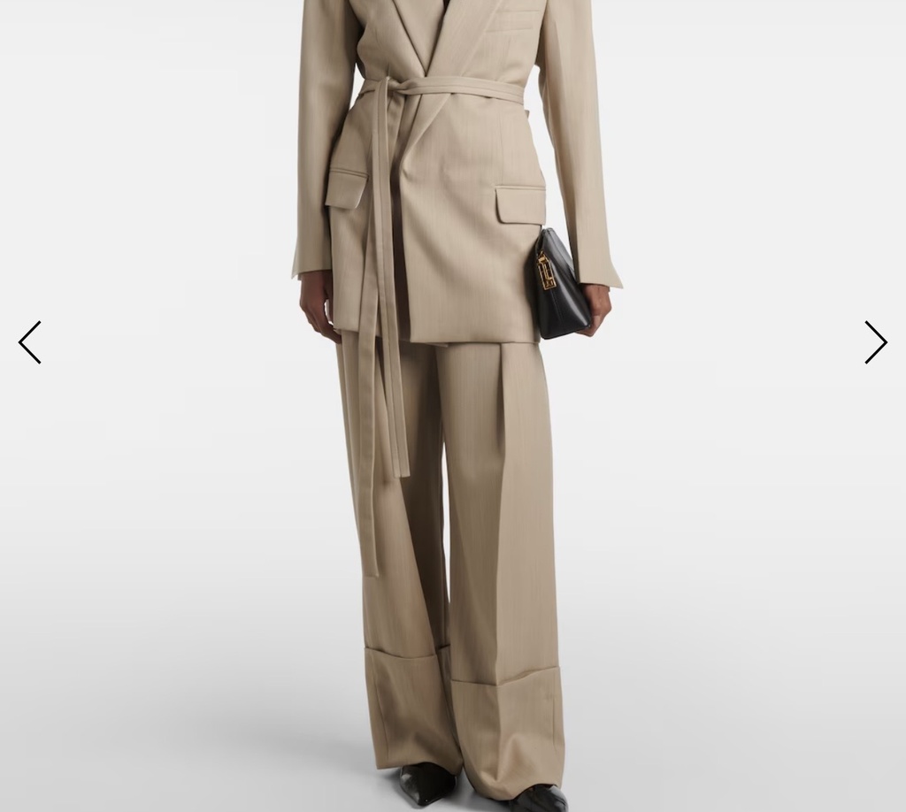 Alina High Waisted Trouser Turn-Up