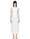 White Cotton Long Dress Rayna
