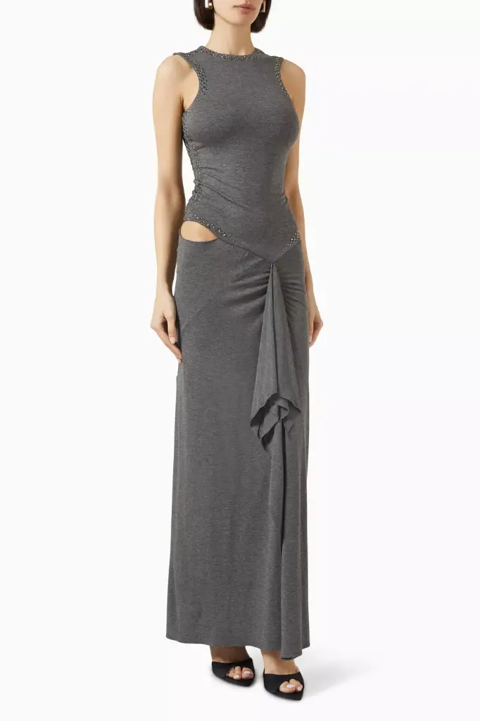 Dress Do Abiti Midi Darkgrey