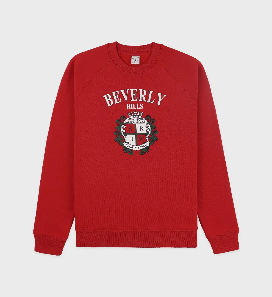 Bh Crest Soft Crewneck