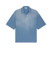 Short Sleeve Polo Shirt Light Bue