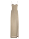 Abito Tessuto Beige