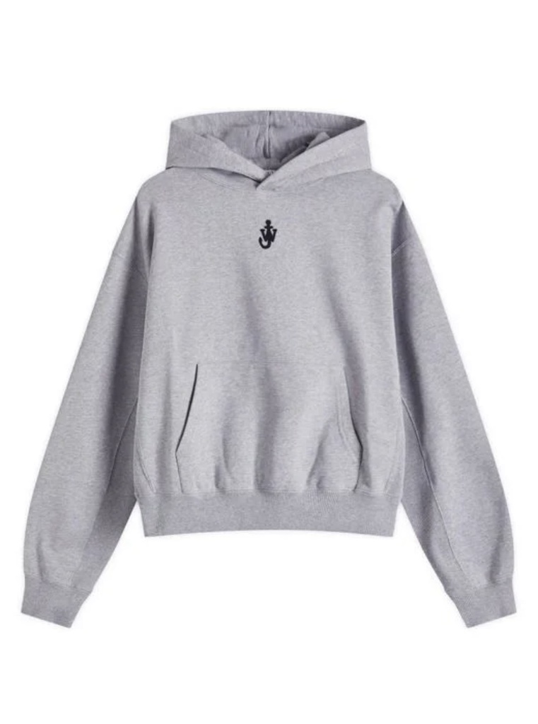 Anchor Logo Cropped Hoodie
